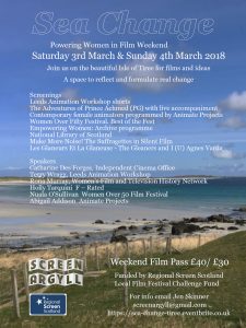 Powering Women in Film screen argyll poster